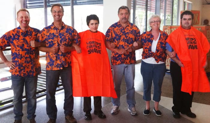 Sam Kennard and the Team Shave to Fight Leukaemia